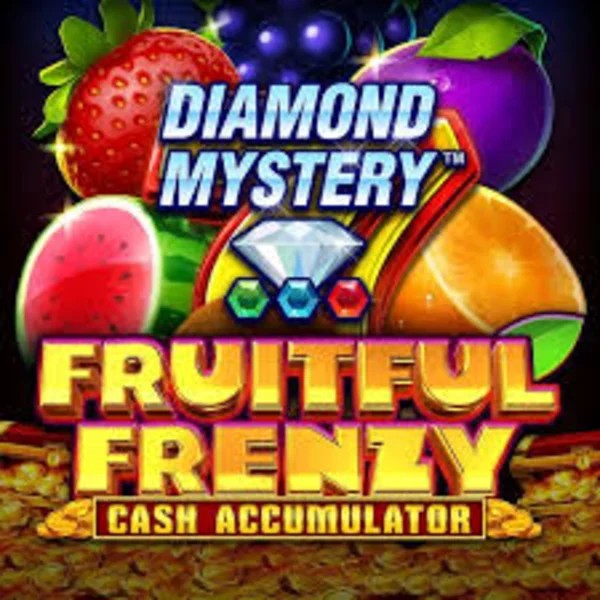 Diamond Mystery Fruitful Frenzy Cash Accumulator by Greentube, showcased at priced-up-casino.uk – game logo
