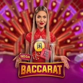 Live Casino logo of Mega Baccarat from Pragmatic Play at Priced Up Casino