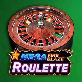 Mega Fire Blaze Roulette by Playtech, showcased at priced-up-casino.uk – game logo