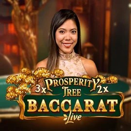 Prosperity Tree Baccarat by Evolution, showcased at priced-up-casino.uk – game logo